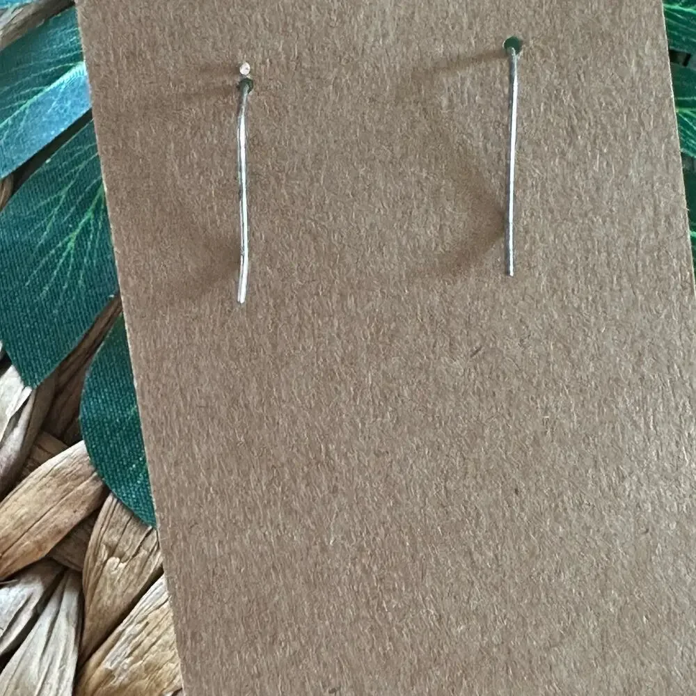 BOGO FREE TRANSPARENT BLUE BEAD EARRINGS